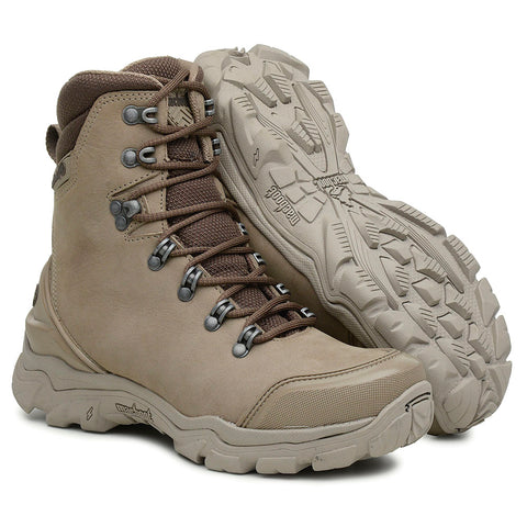Bota Militar Cano Longo Macboot Guepardo 02 Bege Acinzentado