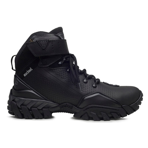 Bota Motors Cano Alto Macboot Rinoceronte 02 Preto Emborrachado