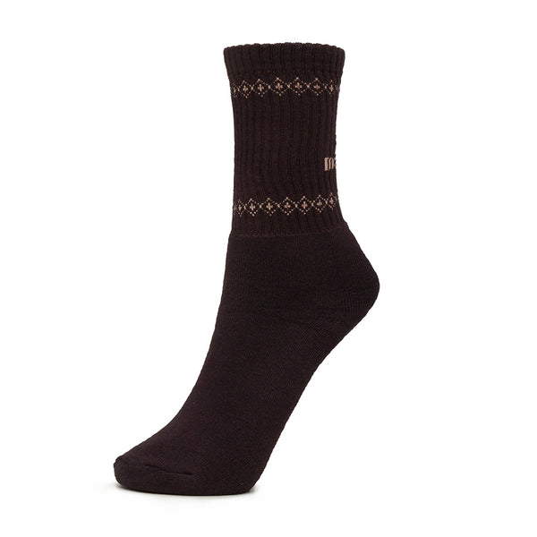 MEIA CANO LONGO MACBOOT CAFÉ/BEGE - vista frontal - Macboot