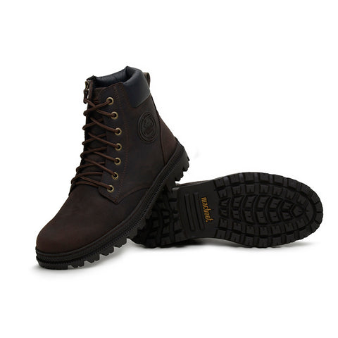 Bota Militar Cano Alto Macboot Itauba 02 Café