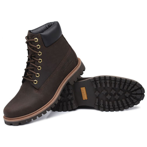 Bota Militar Cano Alto Macboot Bronx Vidigal 02 Café