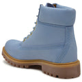 Bota Militar Macboot Cano Alto Lauryn 04 Azul Bebe
