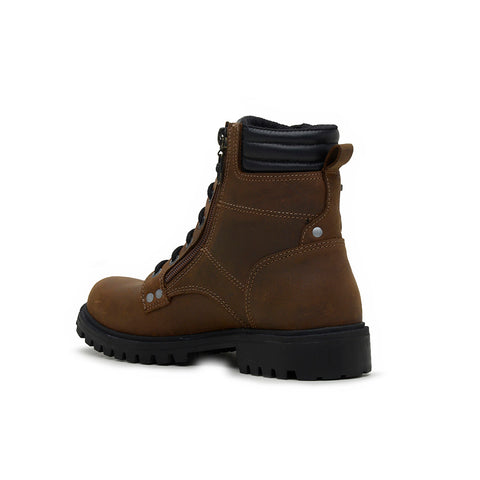 Bota Militar Cano Alto Macboot Cambara 04 Marrom