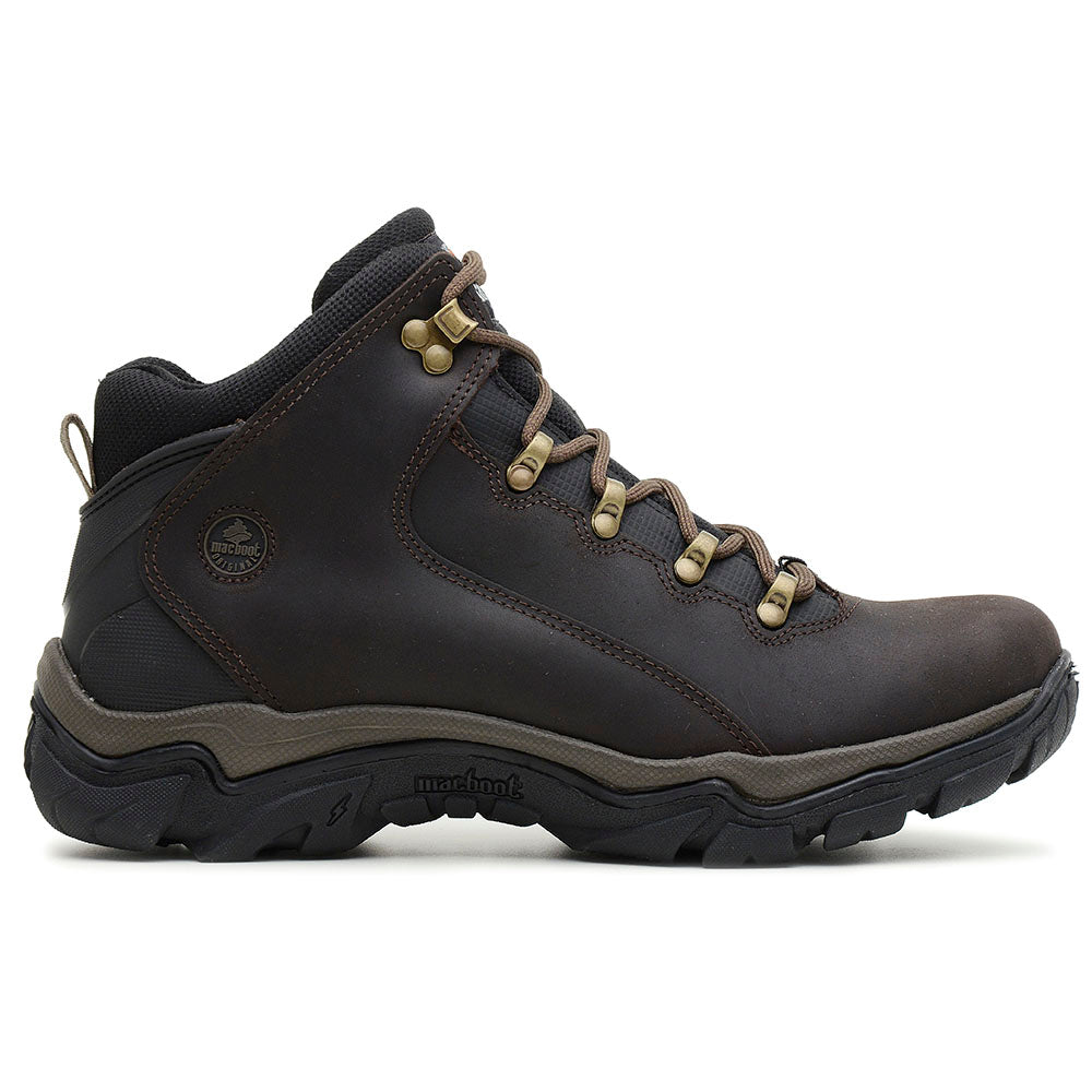 Bota Adventure Cano Alto Macboot Tiê 02 Café - vista frontal - Macboot