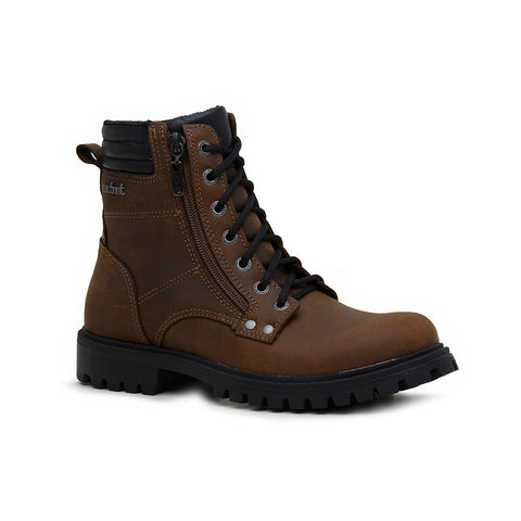 Bota Militar Cano Alto Macboot Cambara 04 Marrom