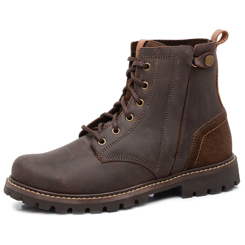 Bota Militar Cano Alto Macboot Pachon 02 Café