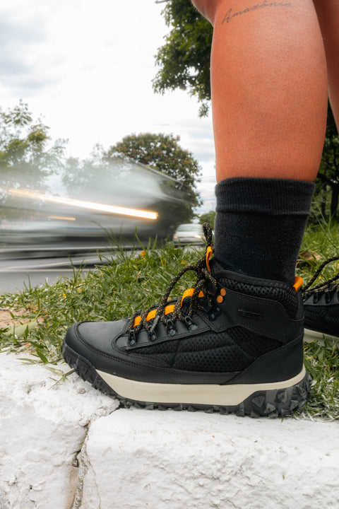 Bota Adventure Cano Alto Macboot Bourbon 02 Preto Emborrachado