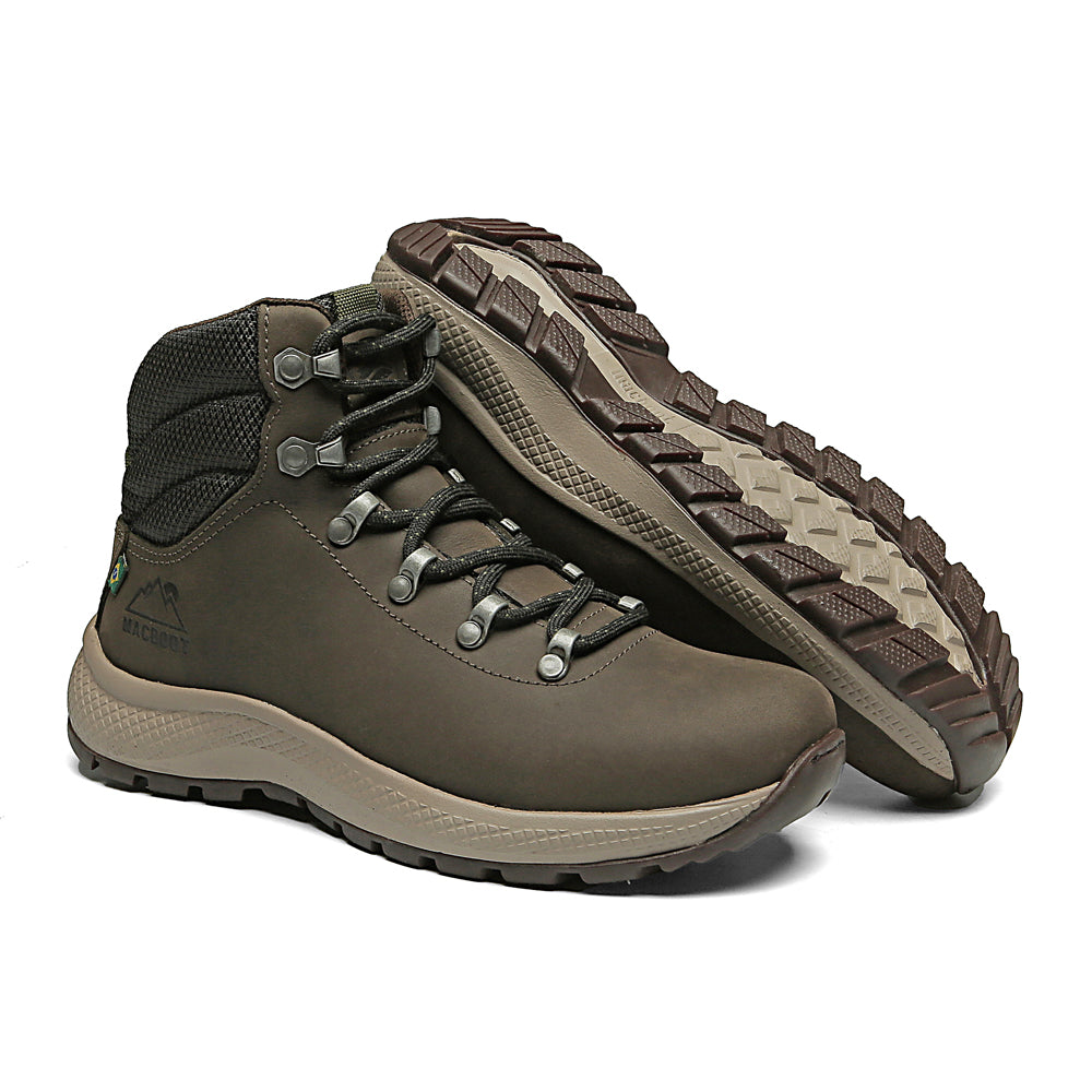 Bota Adventure Cano Alto Macboot Batu 14Z Cinza | Macboot