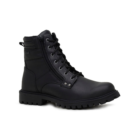Bota Militar Cano Alto Macboot Cambara 02 Preto Emborrachado