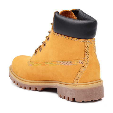Bota Militar Macboot Cano Alto Lauryn 04 Mostarda