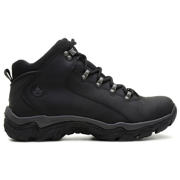 Bota Adventure Cano Alto Macboot Tiê 02 Preto Emborrachado - vista frontal - Macboot