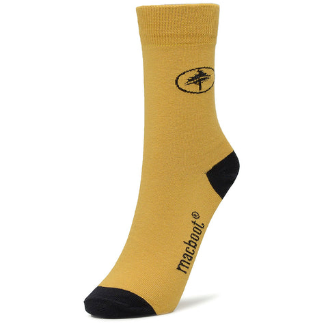 MEIA CANO LONGO MACBOOT MOSTARDA/PRETA