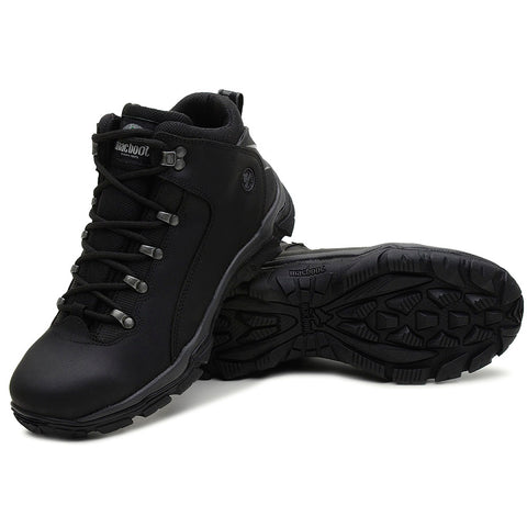 Bota Adventure Cano Alto Macboot Tiê 02 Preto Emborrachado
