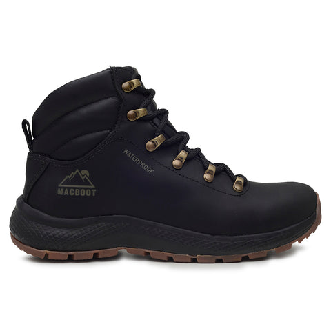 Bota Adventure Cano Alto Macboot Waterproof Flutua Batu 08 Preto Emborrachado