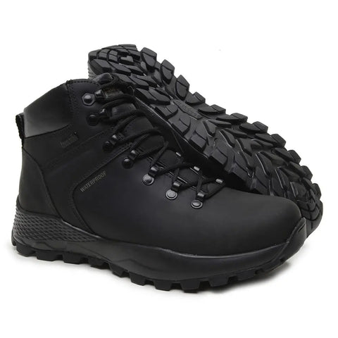 Bota Adventure Cano Alto Macboot Waterproof Flutua Alpes 02 Preto Emborrachado