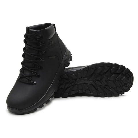 Bota Adventure Cano Alto Macboot Waterproof Flutua Alpes 02 Preto Emborrachado
