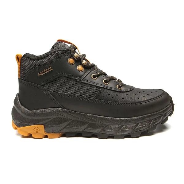Bota Adventure Cano Alto Macboot Graviola 08 Preto Emborrachado - vista frontal - Macboot