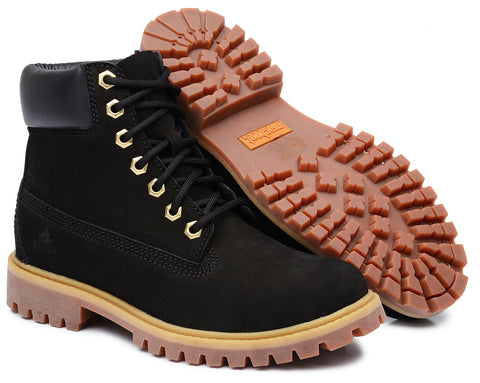 Bota Militar Macboot Cano Alto Lauryn 04 Preto
