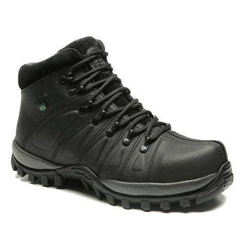 Bota De Segurança Cano Alto Macboot C.A0001 Preto Emborrachado