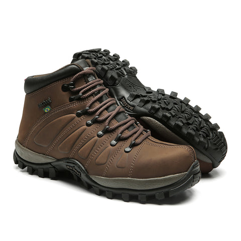 Bota De Segurança Cano Alto Macboot C.A0001 Marrom