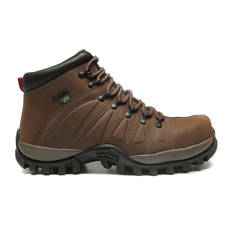 Bota De Segurança Cano Alto Macboot C.A0001 Marrom