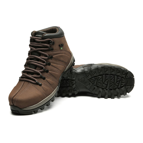 Bota De Segurança Cano Alto Macboot C.A0001 Marrom