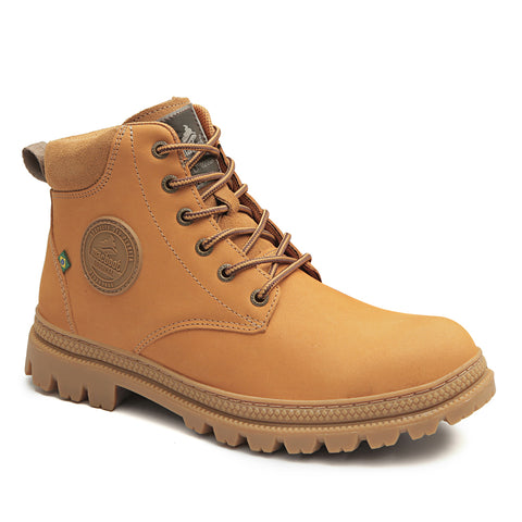 Bota De Segurança Cano Alto Macboot C.A0002 Mostarda