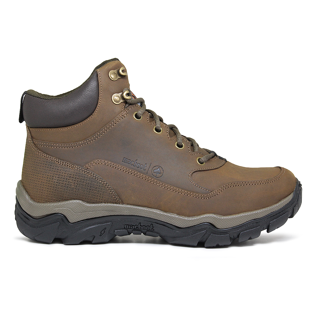 Bota Adventure Cano Alto Macboot Carnaúba 02 Marrom - vista frontal - Macboot