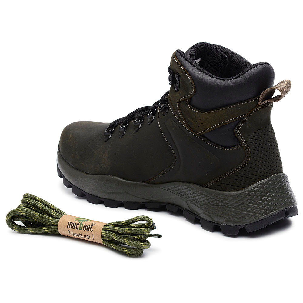 Bota Adventure Cano Alto Macboot Imeri 02 Verde Musgo