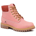 Bota Militar Macboot Cano Alto Lauryn 04 Rosa