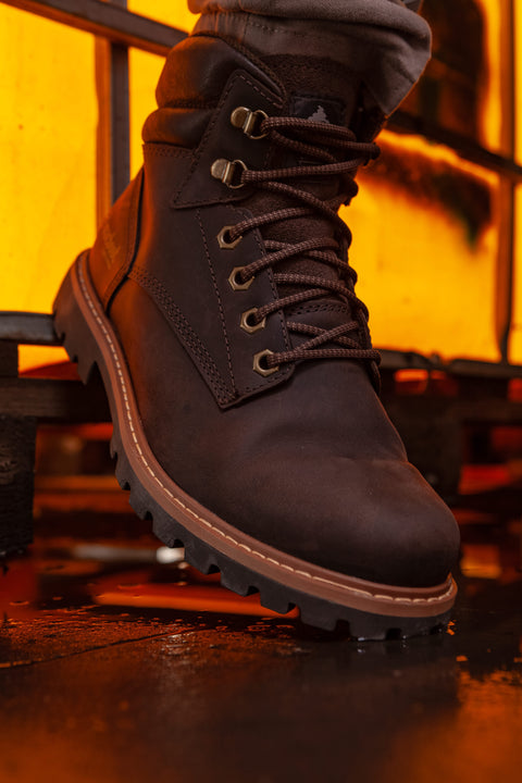 Bota De Segurança Cano Alto Macboot MAC PRO 11 Café