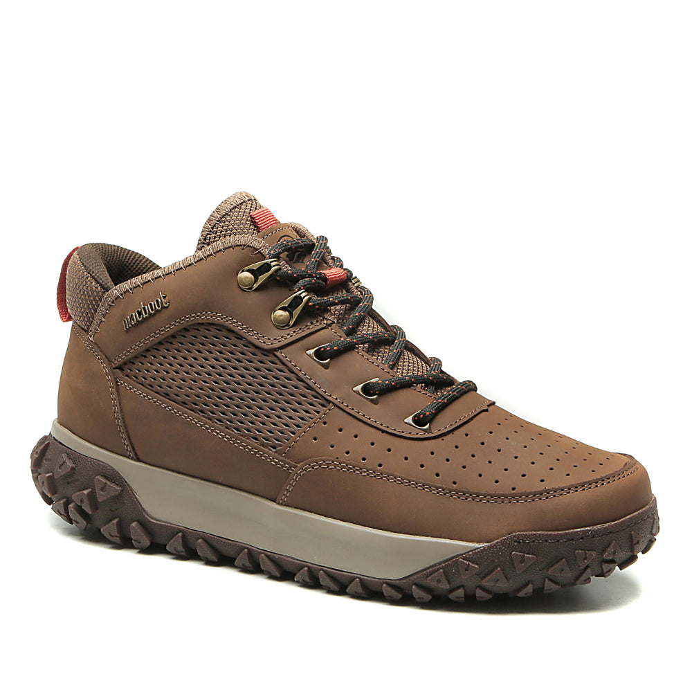 66mama* Bota Adventure Cano Alto Macboot Sandalo 02 Preto Emborrachado