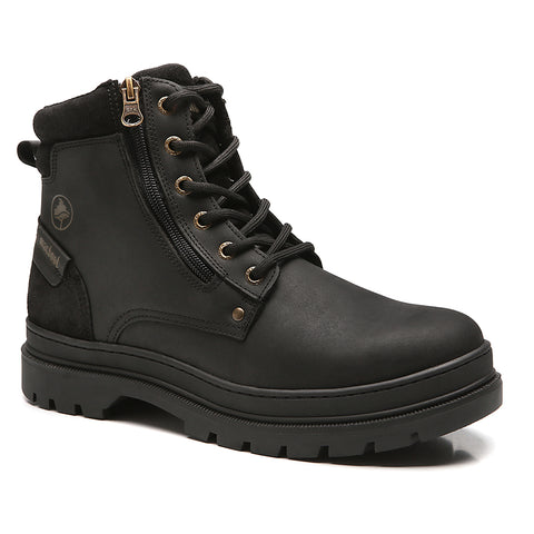 Bota Militar Cano Alto Macboot Cumaru 06 Preto Emborrachado
