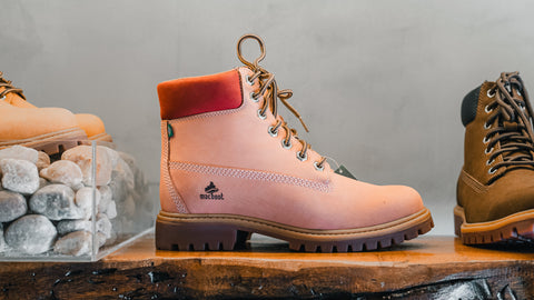 Bota Militar Macboot Cano Alto Lauryn 04 Rosa