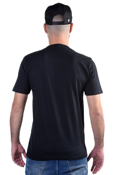 Camiseta Básica Masculina Macboot Preta