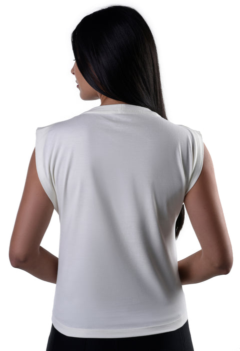Camiseta Feminina Muscle Tee Macboot Off White
