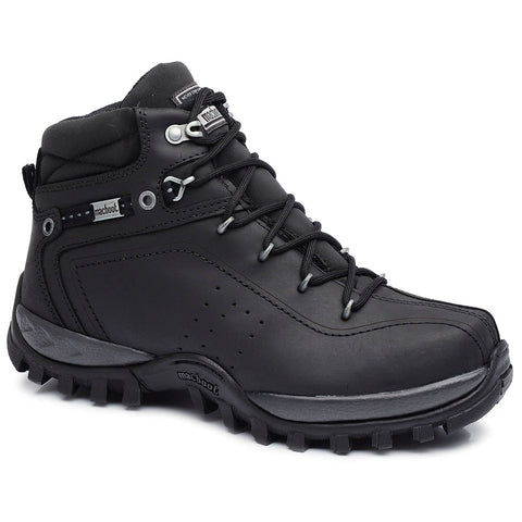 Bota Adventure Cano Alto Macboot Guarani 02 Preto Emborrachado
