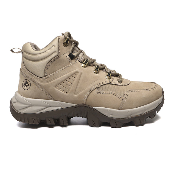 Bota Adventure Cano Alto Macboot Ember 02 Bege Acinzentado - vista frontal - Macboot