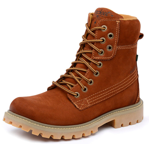 Bota Militar Cano Alto Macboot Papoula 08 Caramelo