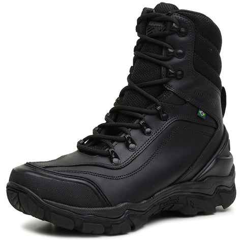 Bota Militar Cano Longo Macboot Falcão 02 Preto Emborrachado