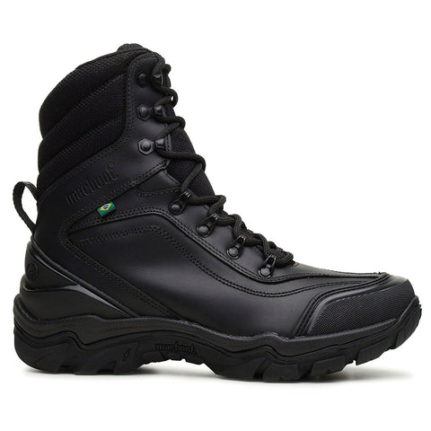 Bota Militar Cano Longo Macboot Falcão 02 Preto Emborrachado