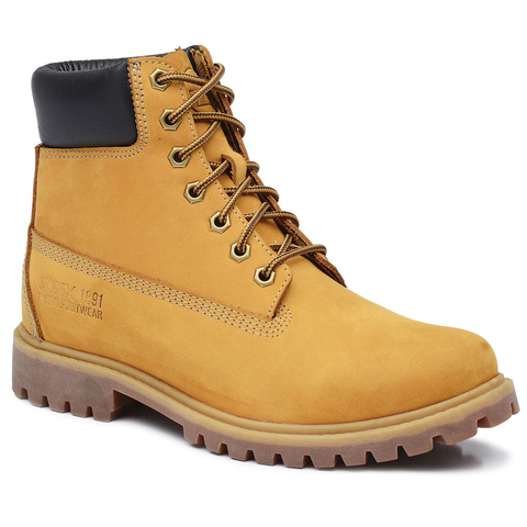Bota Militar Cano Alto Macboot Bronx Vidigal 02 Mostarda
