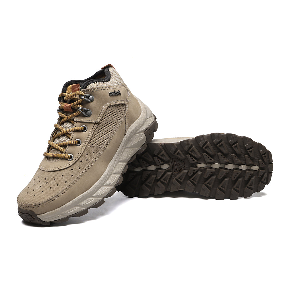 Bota Adventure Cano Alto Macboot Graviola 04 Bege Acinzentado