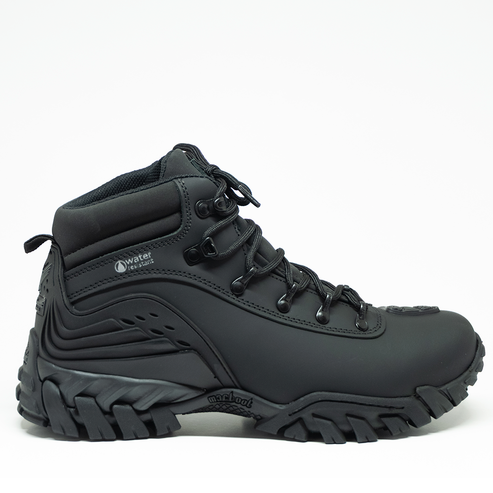 macです。② Bota para Moto Hades 02 Preto Emborrachado | Macboot
