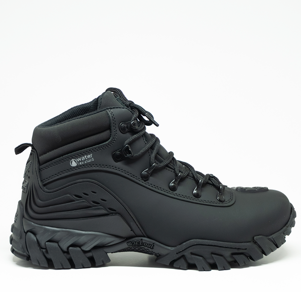 Bota Motors Cano Alto Macboot Hades 02 Preto Emborrachado - vista frontal - Macboot