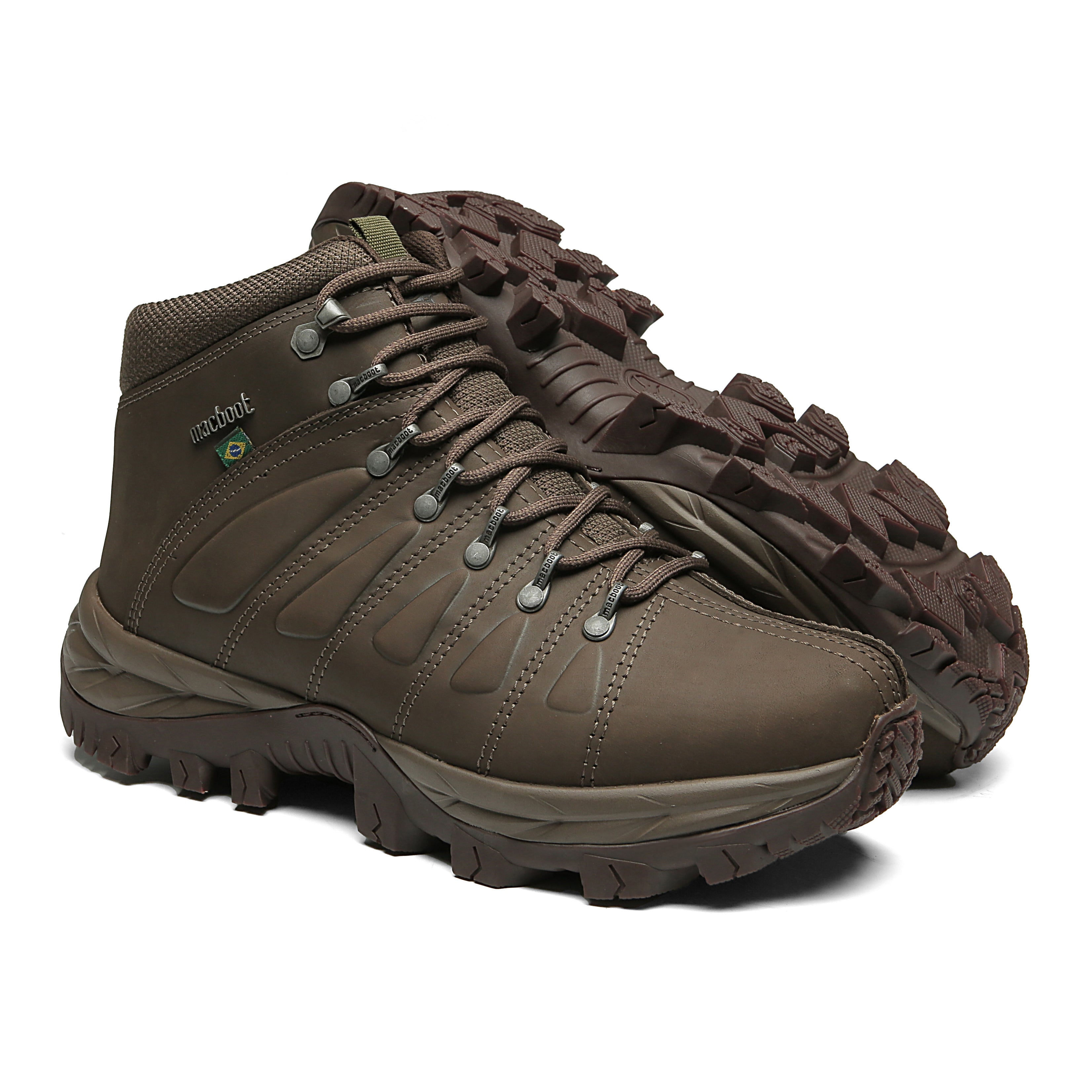 Bota Adventure Cano Alto Macboot Harpia 02Z Cinza | Macboot