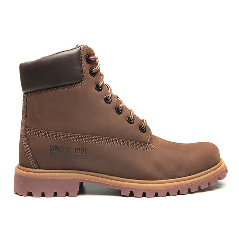 Bota De Segurança Cano Alto Macboot C.A0011 Marrom