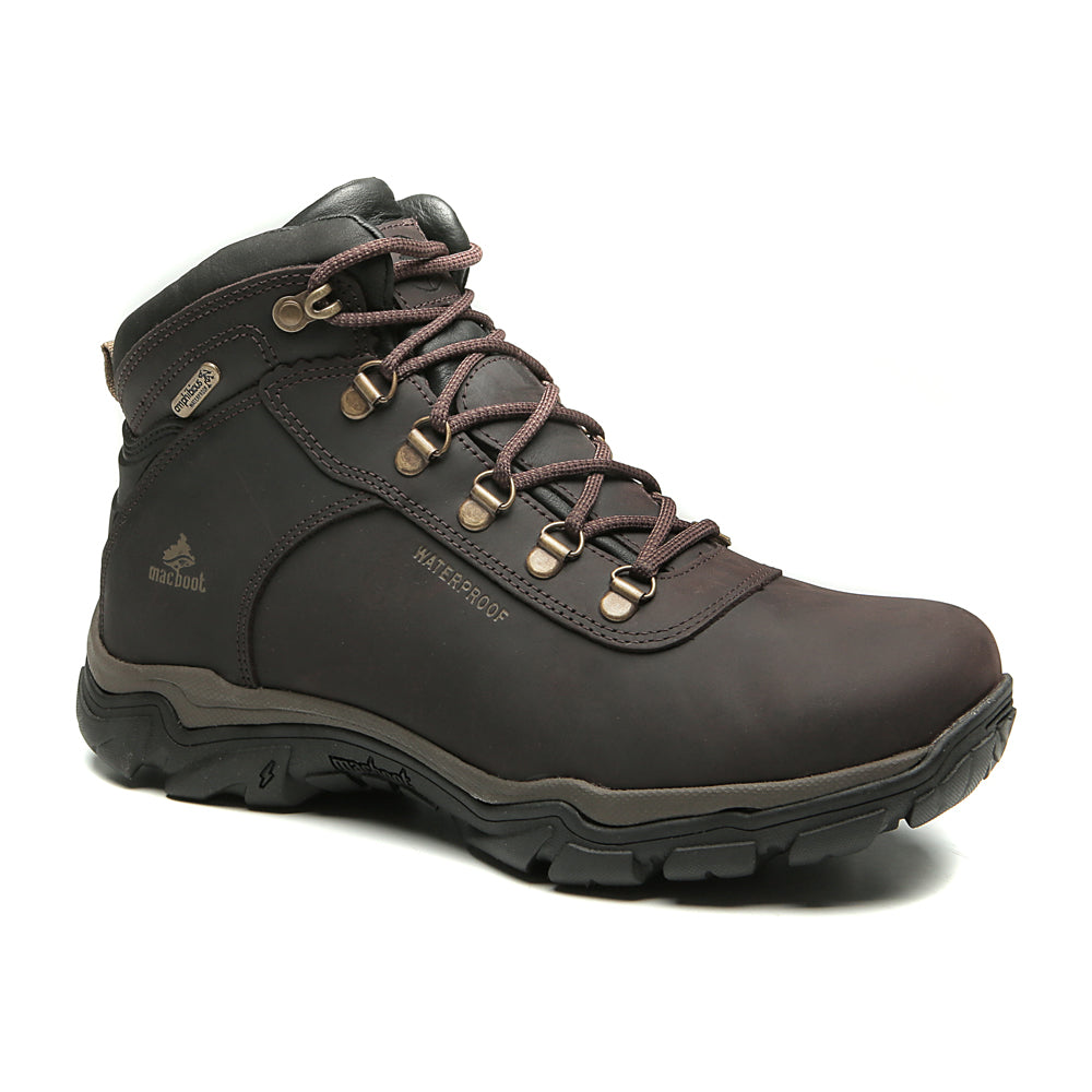 Bota A Prova D'água Masculina Cano Alto - Café | Macboot