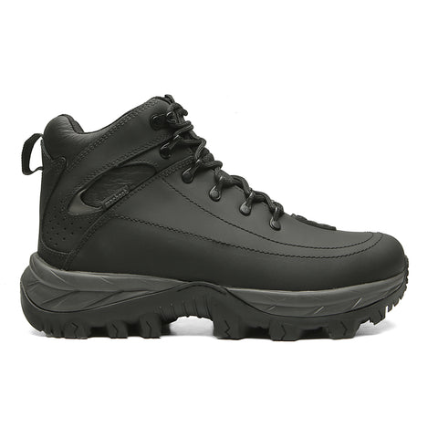 Bota Motors Cano Alto Macboot Musgo 02 Preto Emborrachado