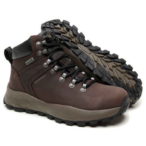Bota Adventure Cano Alto Macboot Waterproof Flutua Alpes 04 Café
